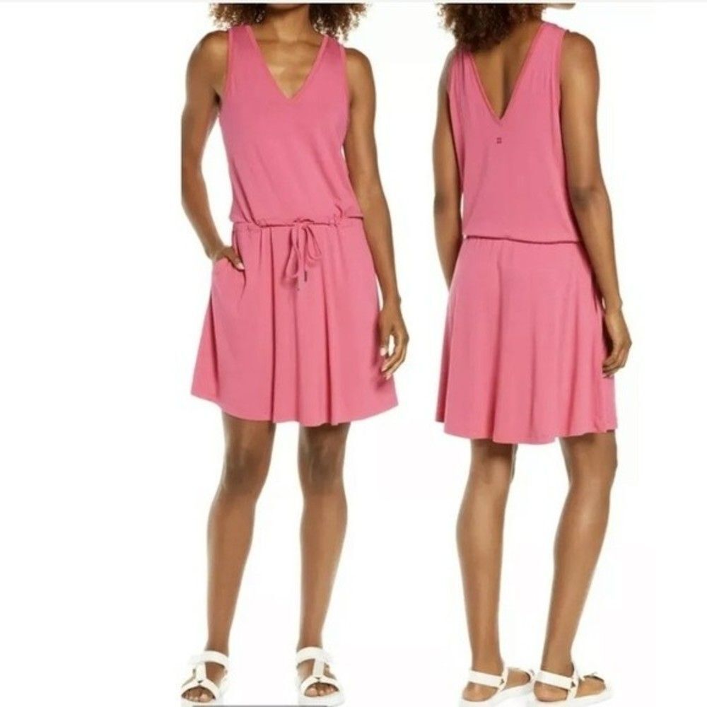 SWEATY BETTY Take It Easy Drop Waist Dress Size Medium
